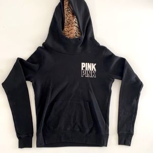 Women’s VS PINK hoodie. Size S. Black.